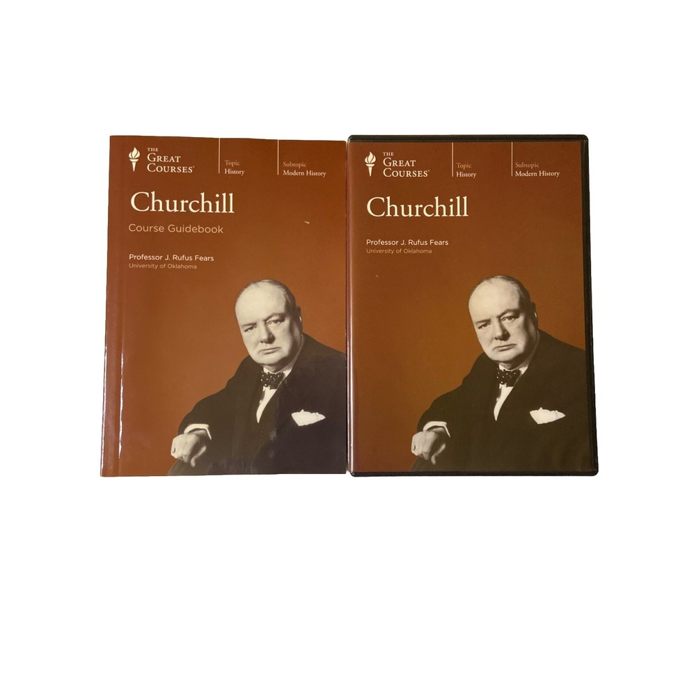 Churchill by J Rufus Fears Dvd Guidebook Modern History WWII The Great Courses
